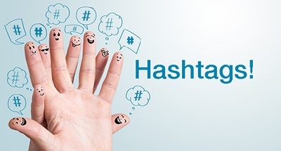 use hashtags